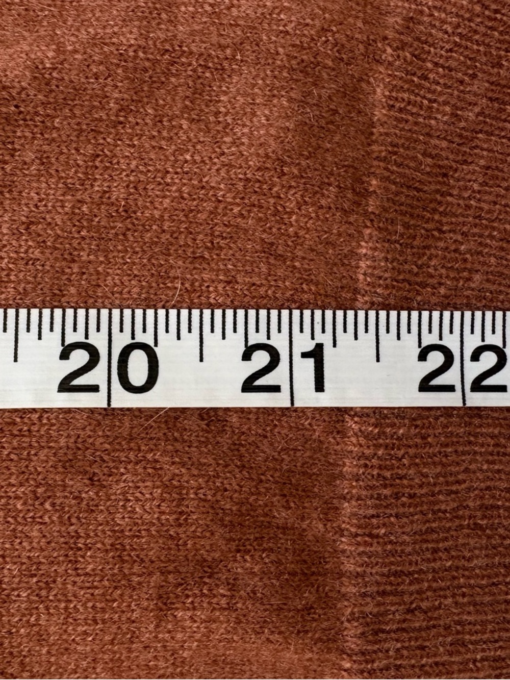 NakedCashmere Rust Sweater with Ribbed Neckline - Picture 11 of 12